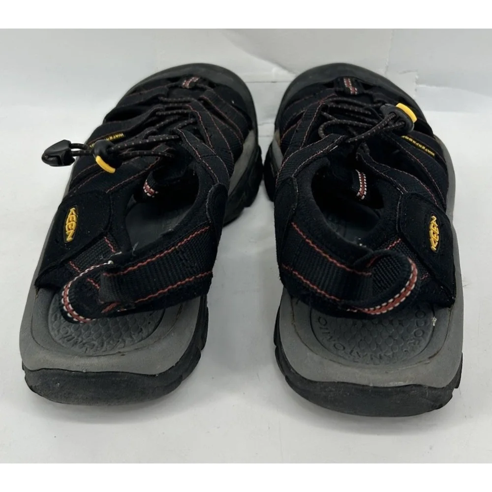 Keen Newport H2 Hiking Sandals Slip On Rubber Toe Black Men's Size 9